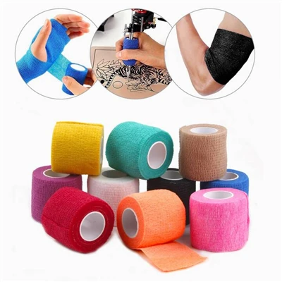 Tattoo Gun Grip Pen Wrap självhäftande bandagetejp